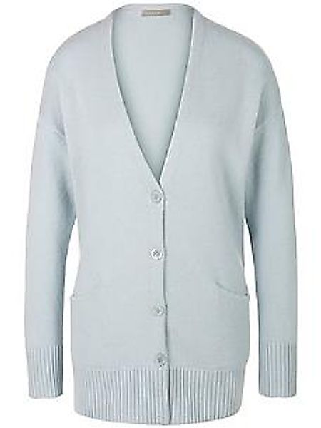 Strickjacke Peter Hahn blau günstig online kaufen