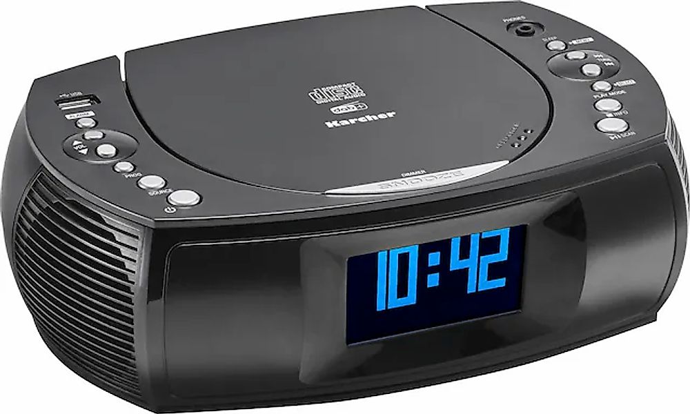 Karcher Uhrenradio »UR 1309D« ( Digitalradio (DAB+)   UKW mit RDS 2 W) DAB+ günstig online kaufen