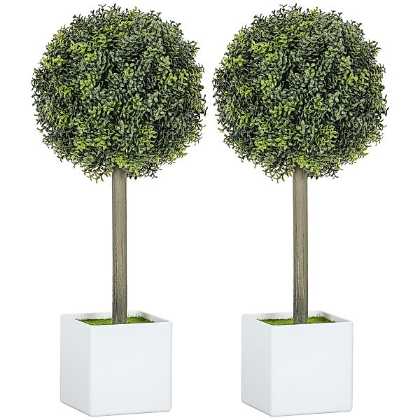 Kunstpflanze 45cm hoch Buchsbaum, HOMCOM, Höhe günstig online kaufen