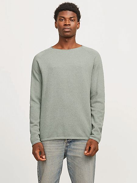 Jack & Jones Rundhalspullover JJEHILL KNIT CREW NECK NOOS aus Strukturstric günstig online kaufen