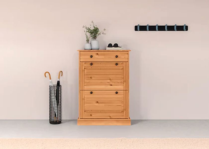 Home affaire Schuhschrank "Liotta", Mit 2 Klappen und 1 Schublade günstig online kaufen