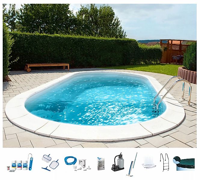 my POOL BWT Ovalpool "PREMIUM mit sandfarbener Innenfolie", (Komplett-Set, günstig online kaufen