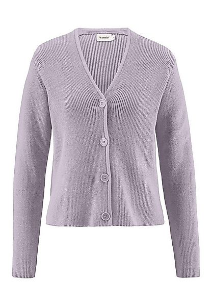 Hessnatur Strickjacke Relaxed aus reiner Bio-Baumwolle (1-tlg) günstig online kaufen