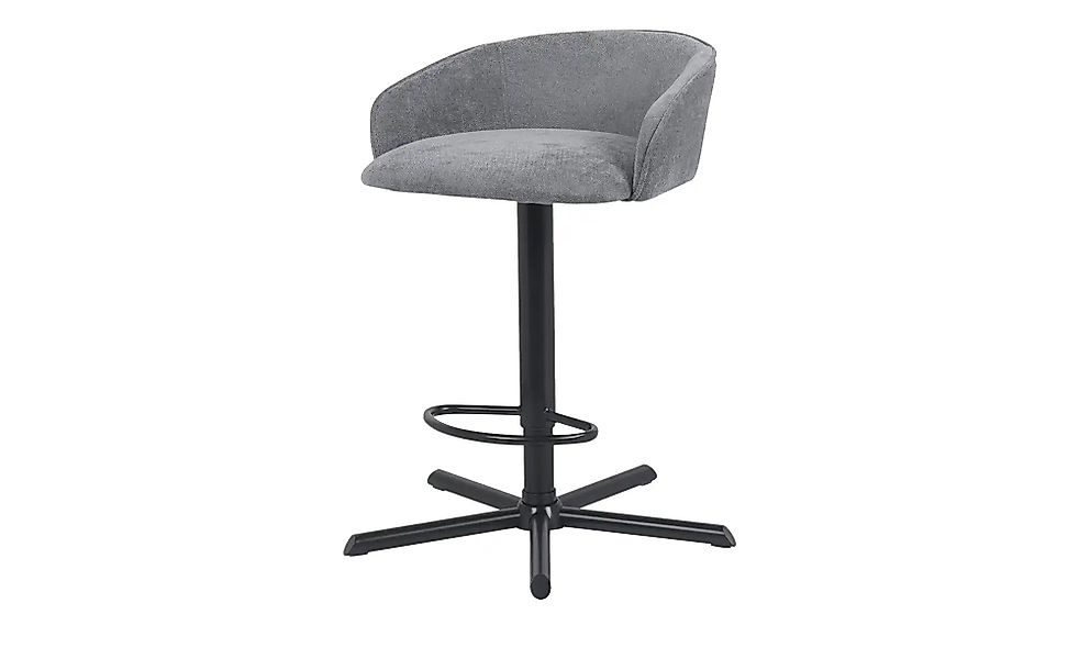 uno Barstuhl  Hugo ¦ grau ¦ Maße (cm): B: 59 H: 93 T: 59.0 Polstermöbel > H günstig online kaufen