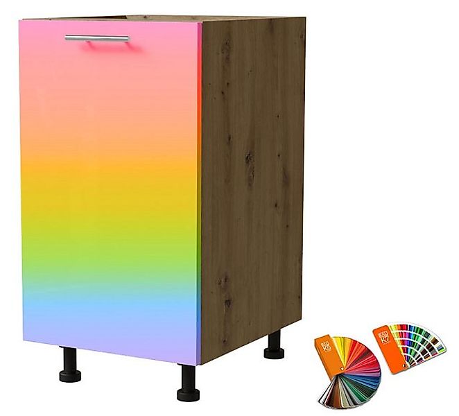 Feldmann-Wohnen Unterschrank Brerra (D1D/45, 1-türig (Holztür), 1 Einlegebo günstig online kaufen