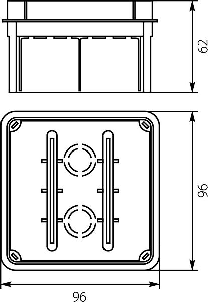 Elektro-Plast Kabelbox Abzweigkasten Klemmkasten 11.3 mit günstig online kaufen