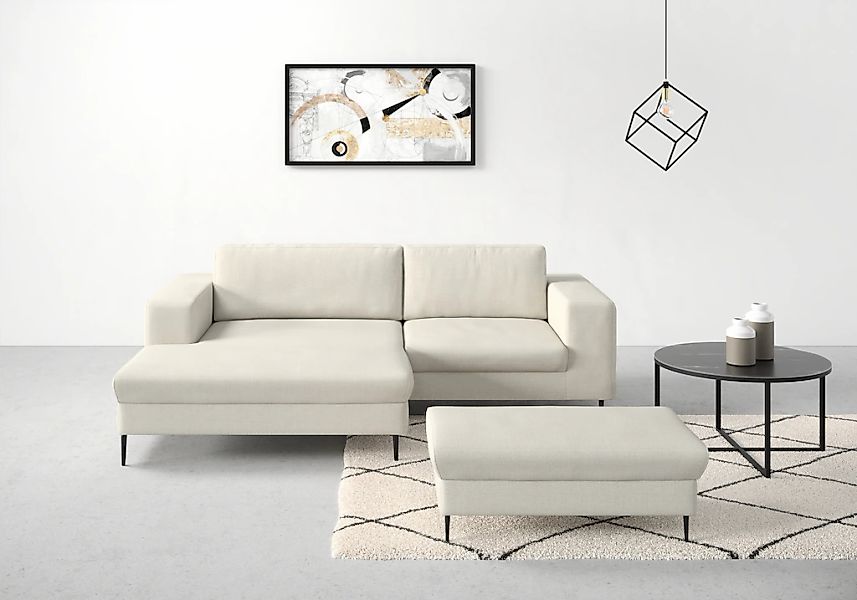 DOMO collection Ecksofa "Modica kompakt und elegant, Breite 244, L-Form", m günstig online kaufen