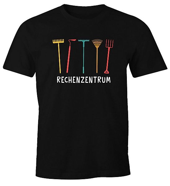 MoonWorks Print-Shirt Herren T-Shirt Rechenzentrum Parodie EDV Computer lus günstig online kaufen