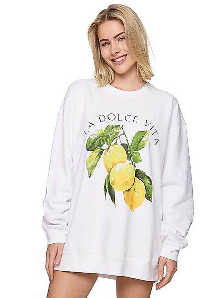 Worldclassca Sweatshirt Worldclassca Oversized Sweatshirt LA DOLCE VITA Pri günstig online kaufen