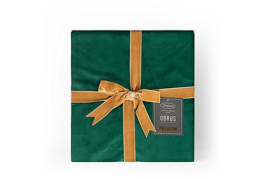 Eurofirany Tischdecke VELVET, Samttischdecke, Servietten, Tischdekoration, günstig online kaufen