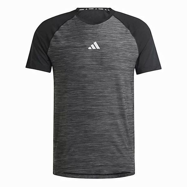 adidas Sportswear T-Shirt Gym+ - Herren Training T-Shirt - Black Melange günstig online kaufen