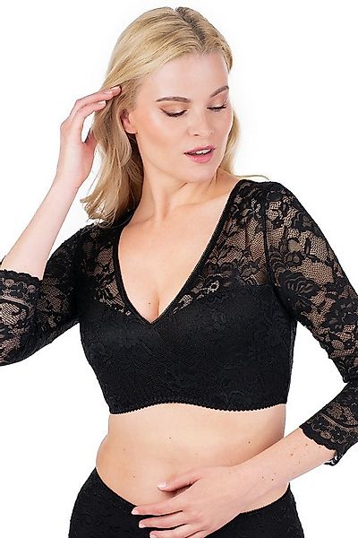 MarJo Dirndlbluse Dirndlbluse - ZEIL - offweiß, schwarz günstig online kaufen