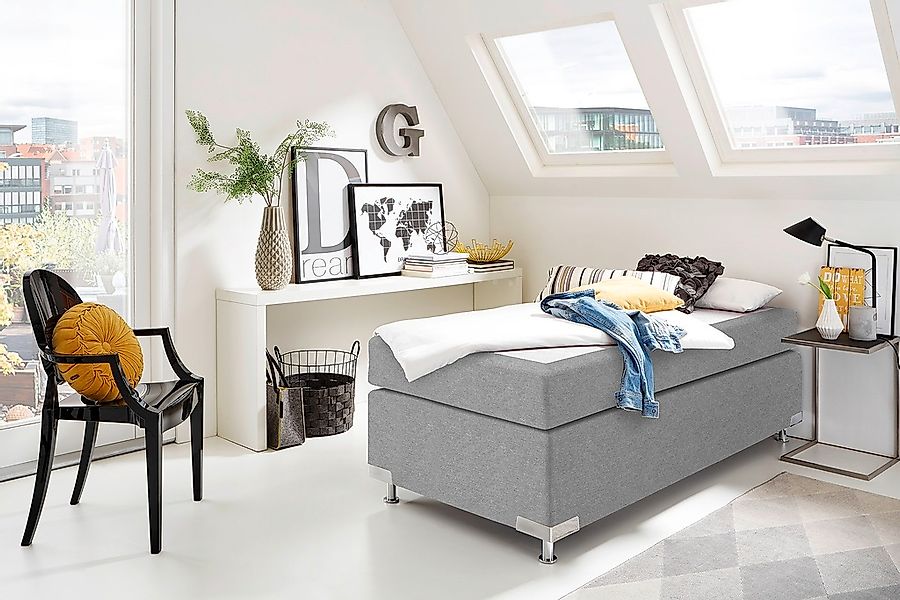 Westfalia Schlafkomfort Boxspringbett »Holland«, ohne Kopfteil, frei im Rau günstig online kaufen