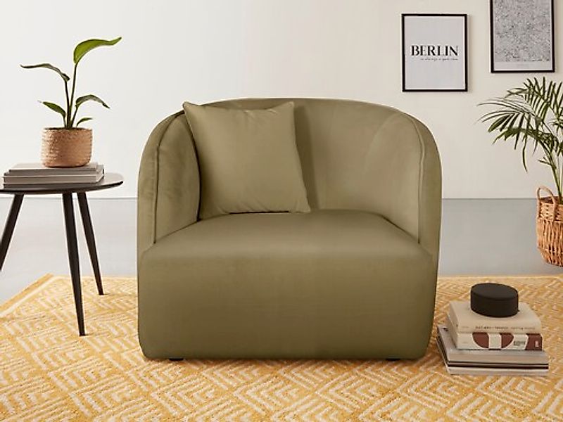 andas Sessel "Knautschzone", auch mit Bouclé-Bezug günstig online kaufen