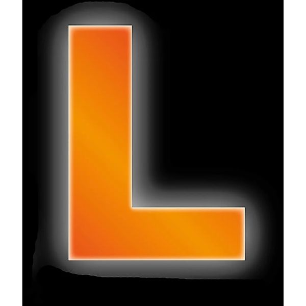 Conacord Klebebuchstabe L Reflektierend 8 cm Orange günstig online kaufen
