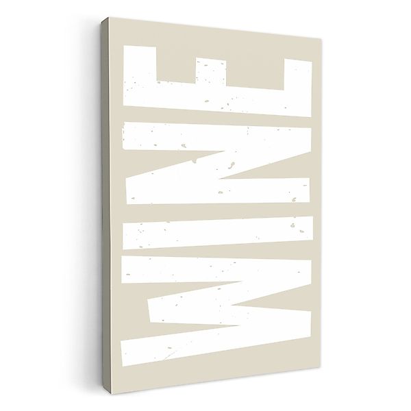 OneMillionCanvasses® Leinwandbild Wein - Japandi - günstig online kaufen