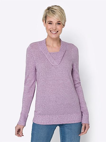 Sieh an! Strickpullover 2-in-1-Pullover günstig online kaufen