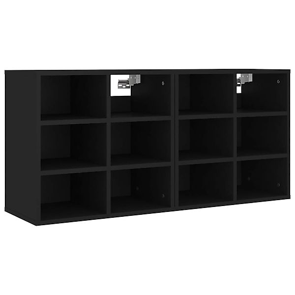 vidaXL Schuhregale 2 Stk Schwarz 52,5x30x50 cm günstig online kaufen