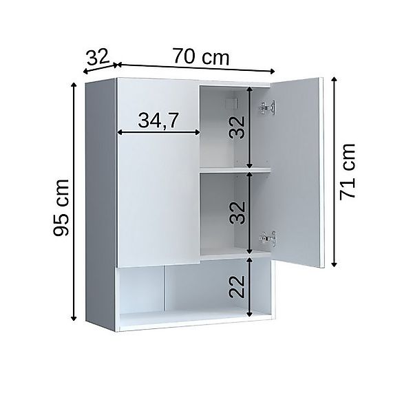 Roomart Waschmaschinenumbauschrank MK3-UM2-UM01 (Waschmaschinenschrank Badr günstig online kaufen