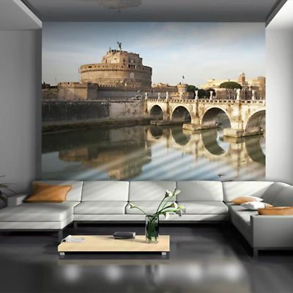 artgeist Fototapete Ponte San Angelo mehrfarbig Gr. 400 x 309 günstig online kaufen