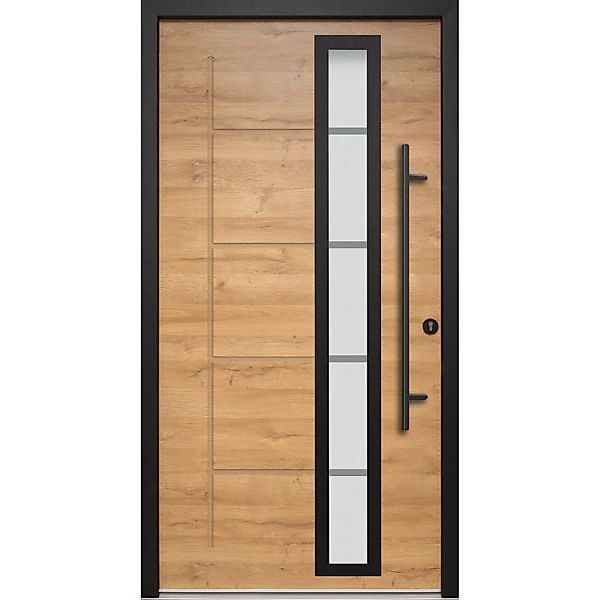 Splendoor Haustür ThermoSpace Paris Prime Woodeffect 100 cm x 210 cm Anschl günstig online kaufen