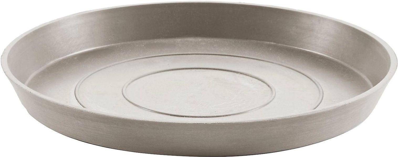 ECOPOTS Blumentopfuntersetzer ROUND SAUCER Taupe, BxTxH: günstig online kaufen