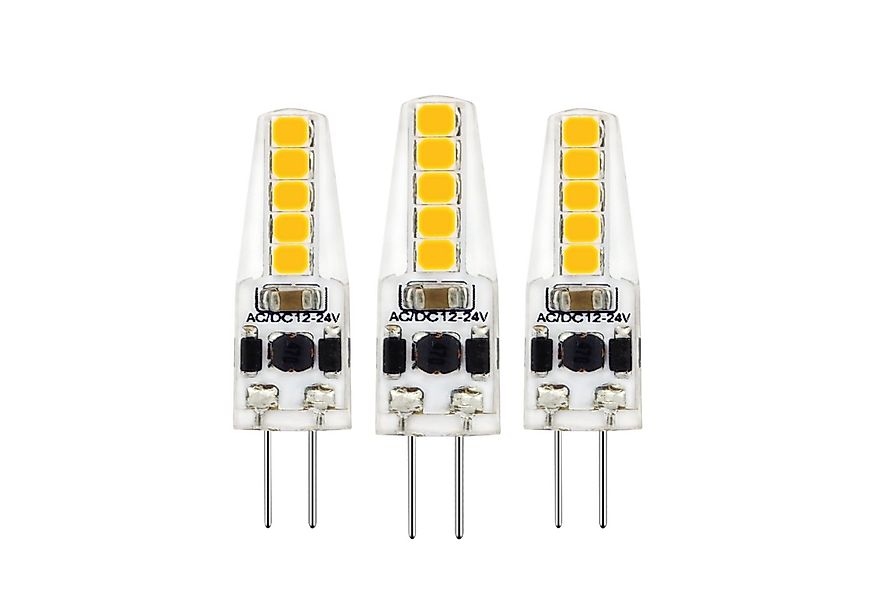 proventa LED-Leuchtmittel LED Kapsel, G4, G4 1,9W warmweiß Klar 12V dimmbar günstig online kaufen