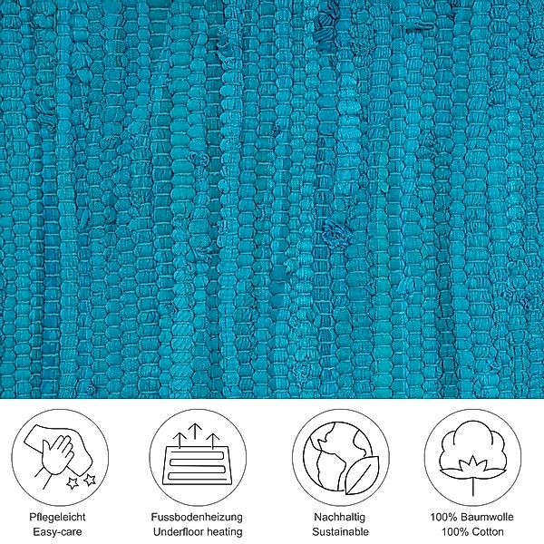 THEKO Läufer Happy Cotton Fleckerl, rechteckig, günstig online kaufen