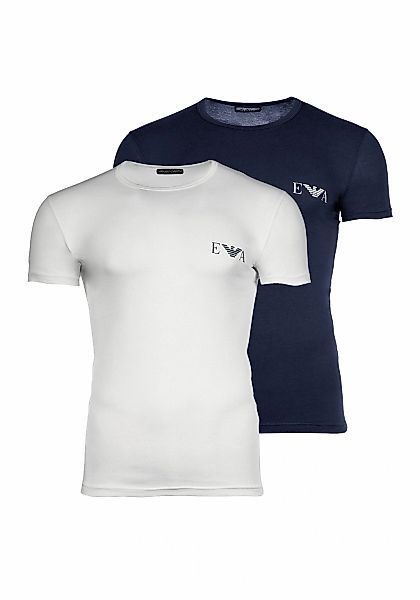 Emporio Armani T-Shirt "T-Shirt BOLD MONOGRAM 2er Pack" günstig online kaufen