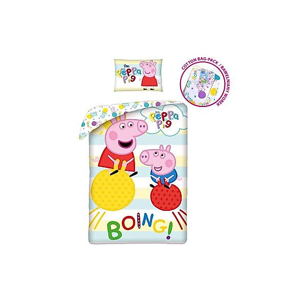 Peppa Pig Bettwäsche Peppa Wutz Boing günstig online kaufen