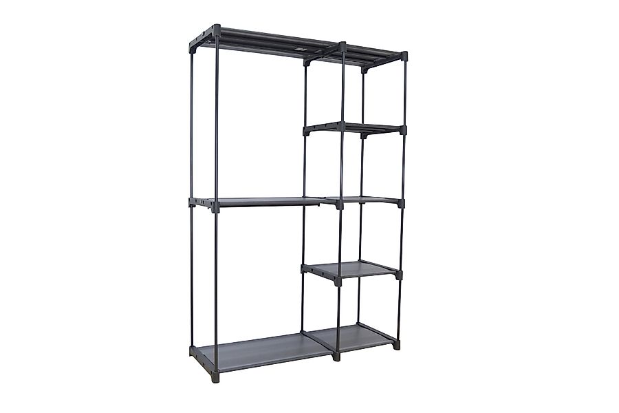 moebel-direkt-online Kleiderschrank Stahlrohrgestell mit Kunstoffböden (Kom günstig online kaufen