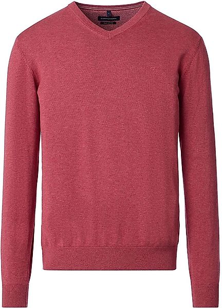 Casa Moda Pullover V-Ausschnitt Fresh Brick - Größe L günstig online kaufen