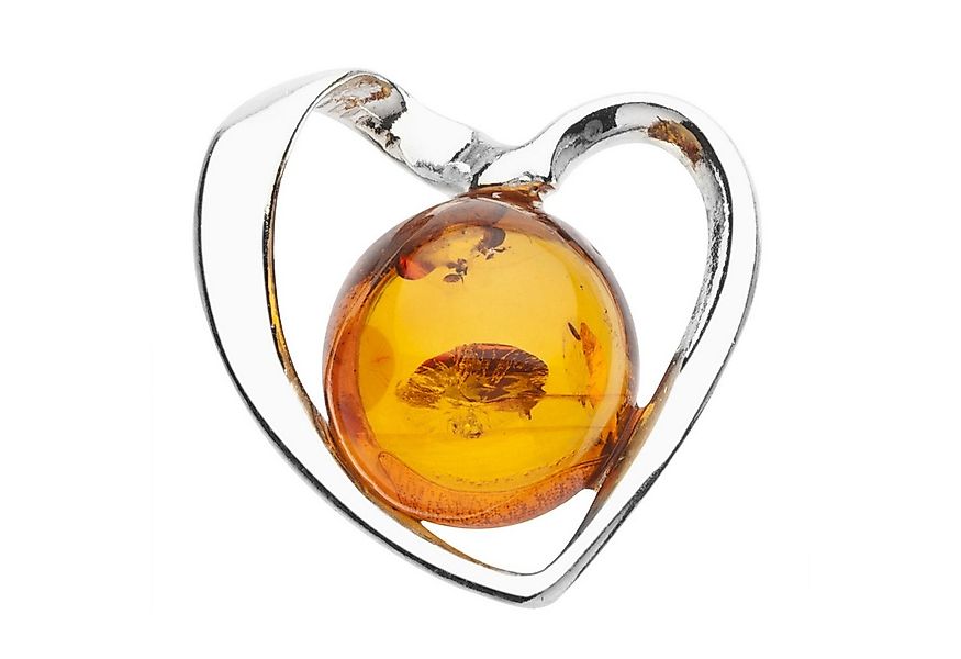 OSTSEE-SCHMUCK Kettenanhänger Ostsee-Schmuck Anhänger Gleiter-Herz Anhänger günstig online kaufen