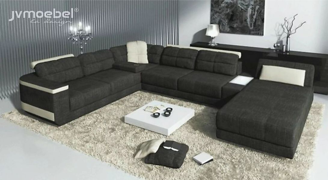 JVmoebel Ecksofa Designer U-Form Ecksofa XXL Wohnlandschaft Sofa Couch, Mad günstig online kaufen