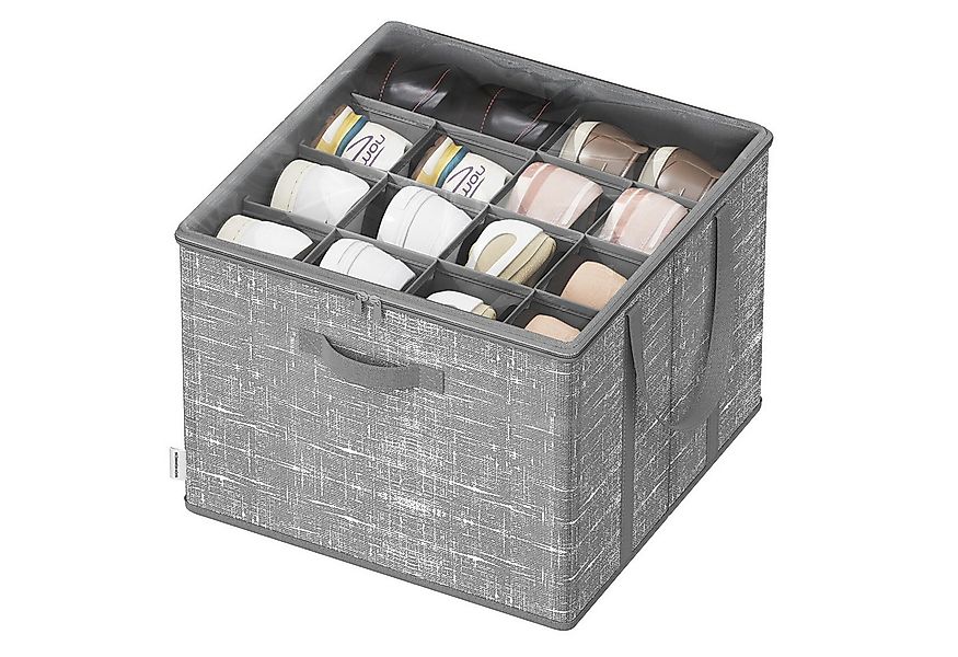 SONGMICS Aufbewahrungsbox Schuhaufbewahrung, Schuhbox, für bis zu 16 Paar S günstig online kaufen