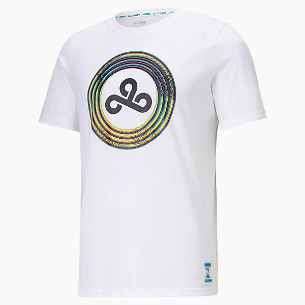 PUMA x CLOUD9 Burst Herren E-Sport-T-Shirt | Mit Aucun | Weiß | Größe: L günstig online kaufen
