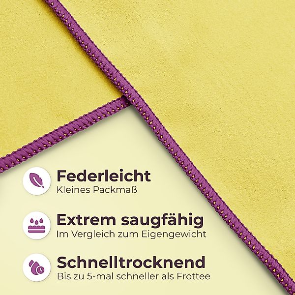 NirvanaShape Reisehandtuch Mikrofaser Handtuch, Badehandtuch, Reisehandtuch günstig online kaufen