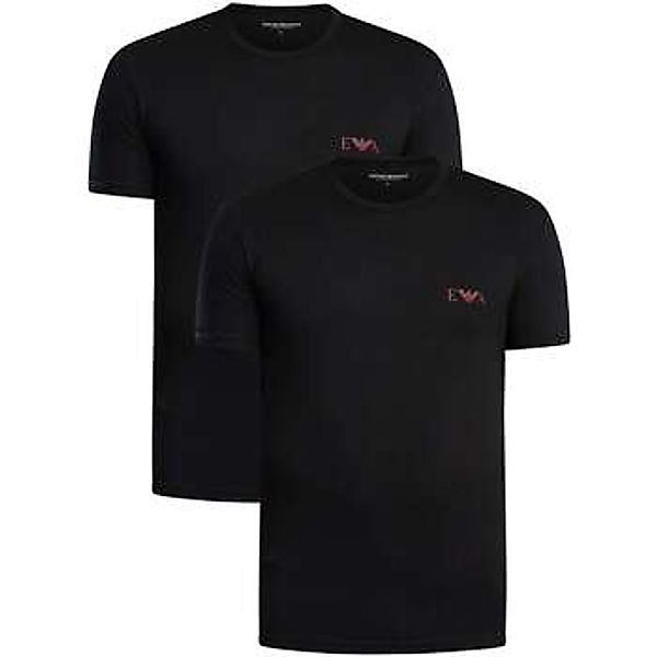 Emporio Armani  Pyjamas/ Nachthemden 2er-Pack Lounge-T-Shirts mit Rundhalsa günstig online kaufen