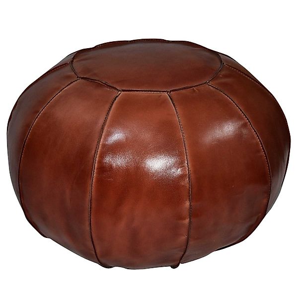 Casa Moro Polsterhocker Orientalischer Echt-Leder Pouf günstig online kaufen