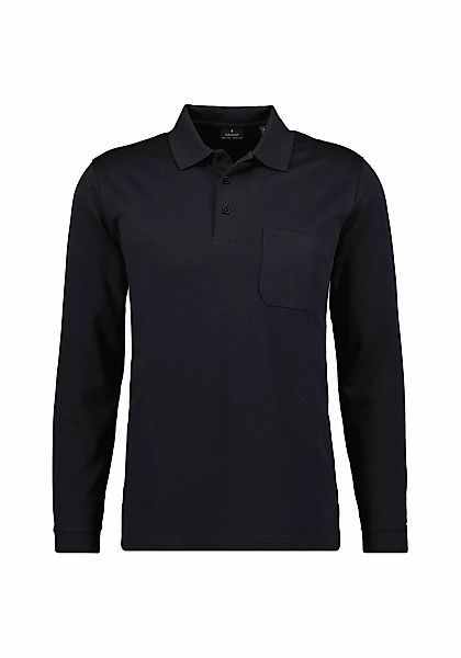 RAGMAN Poloshirt "Poloshirt Soft Knit Polo Knopf Langarm" günstig online kaufen