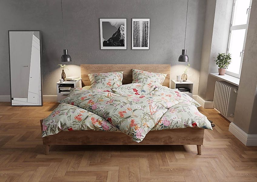 BETTWAESCHE-MIT-STIL Bettwäsche Mako Satin Bettwäsche Tropical günstig online kaufen