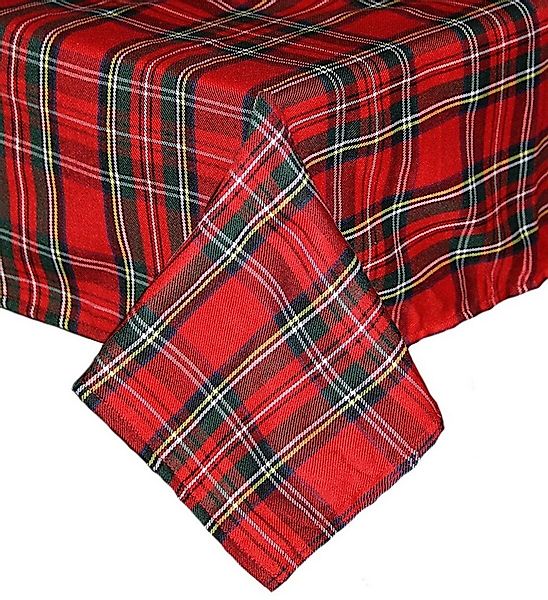 texpot Tischdecke Schottenkaro Tischläufer Tartan Weihnachten Karo (1-tlg) günstig online kaufen