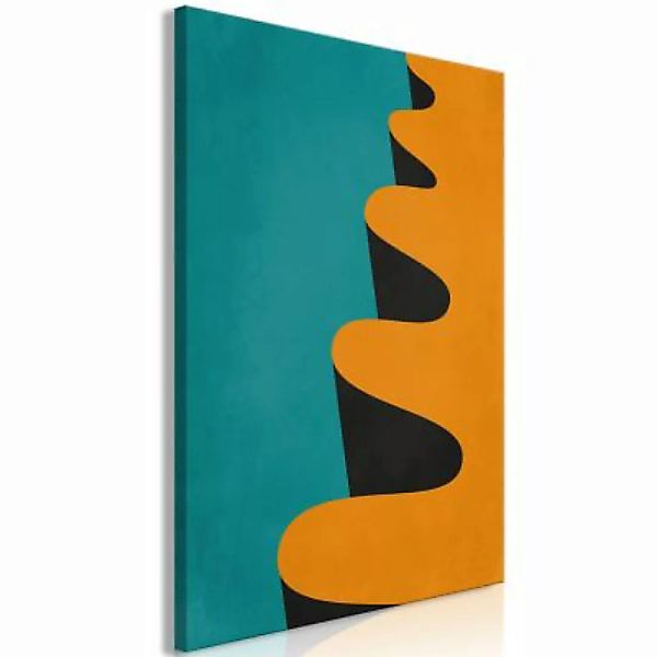artgeist Wandbild Orange Wave (1 Part) Vertical mehrfarbig Gr. 40 x 60 günstig online kaufen