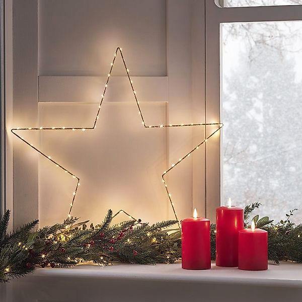 Beleuchtungsset traditionelle Fensterdeko Weihnachten günstig online kaufen