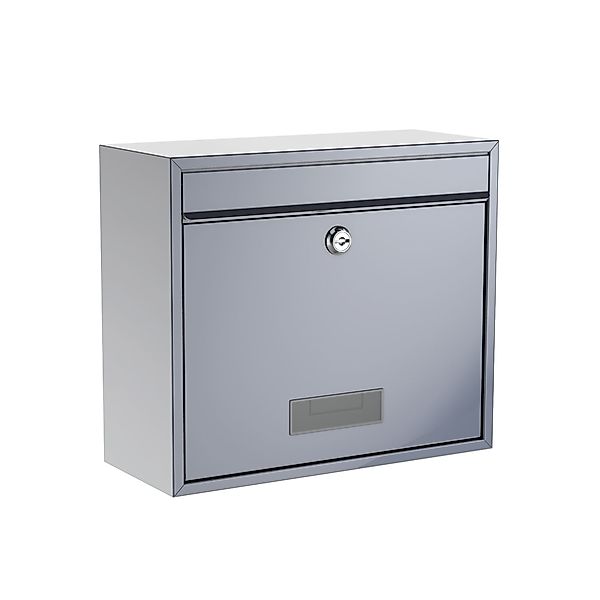 BASI Wandbriefkasten Wandbriefkasten (Spar-Set, 1-St), silber, günstig online kaufen