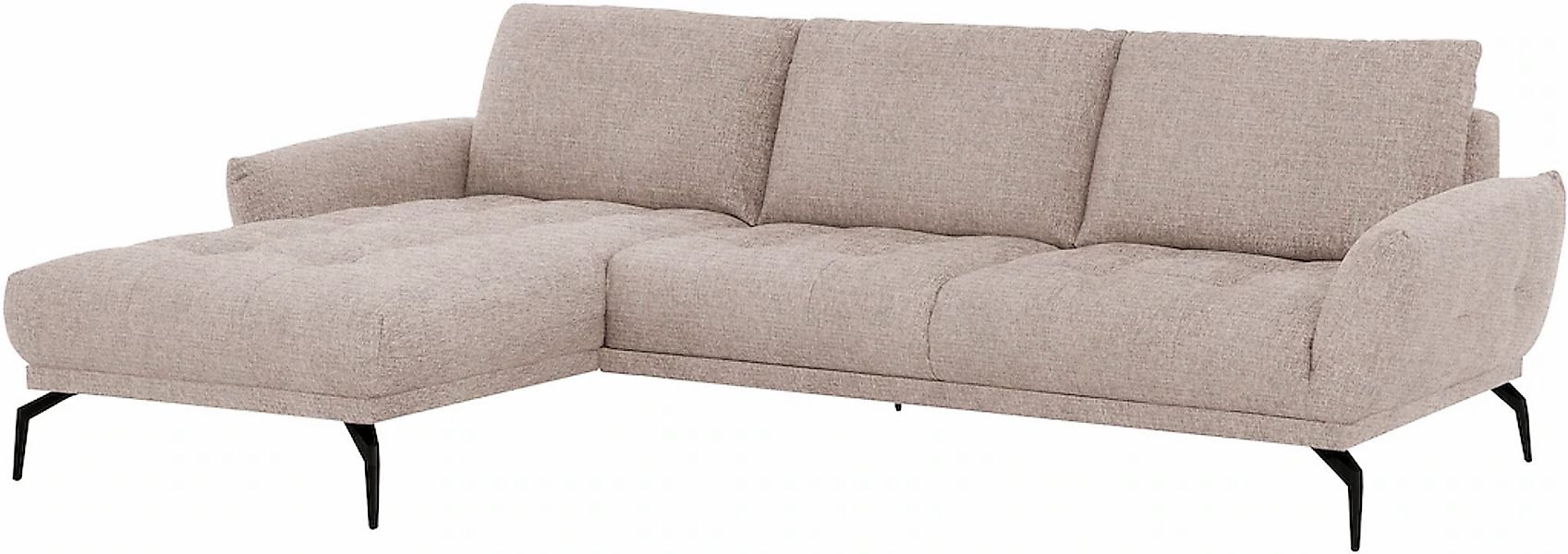 exxpo - sofa fashion Ecksofa "NICEA erstklassiger Sitzkomfort, L-Form, bode günstig online kaufen