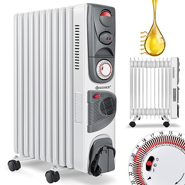 KESSER Ölradiator, 2500 W, Ölradiator Elektrische günstig online kaufen