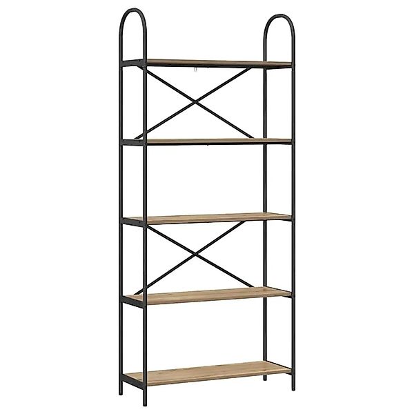 vidaXL Bücherregal Artisan-Eiche 80 x 30 x 183 cm Holzwerkstoff 879892 günstig online kaufen