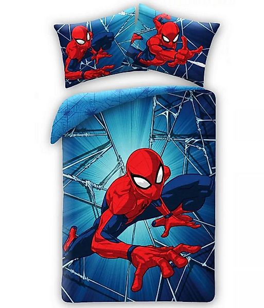 MARVEL Kinderbettwäsche Spiderman Kinder Bettwäsche Set Spinne Wendebettwäs günstig online kaufen