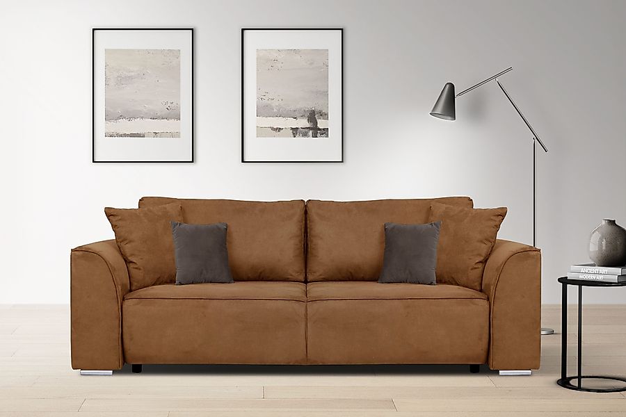 OTTO home 3-Sitzer "BEATRICE auch als Schlafsofa mit Bettkasten, B/T/H 250/ günstig online kaufen